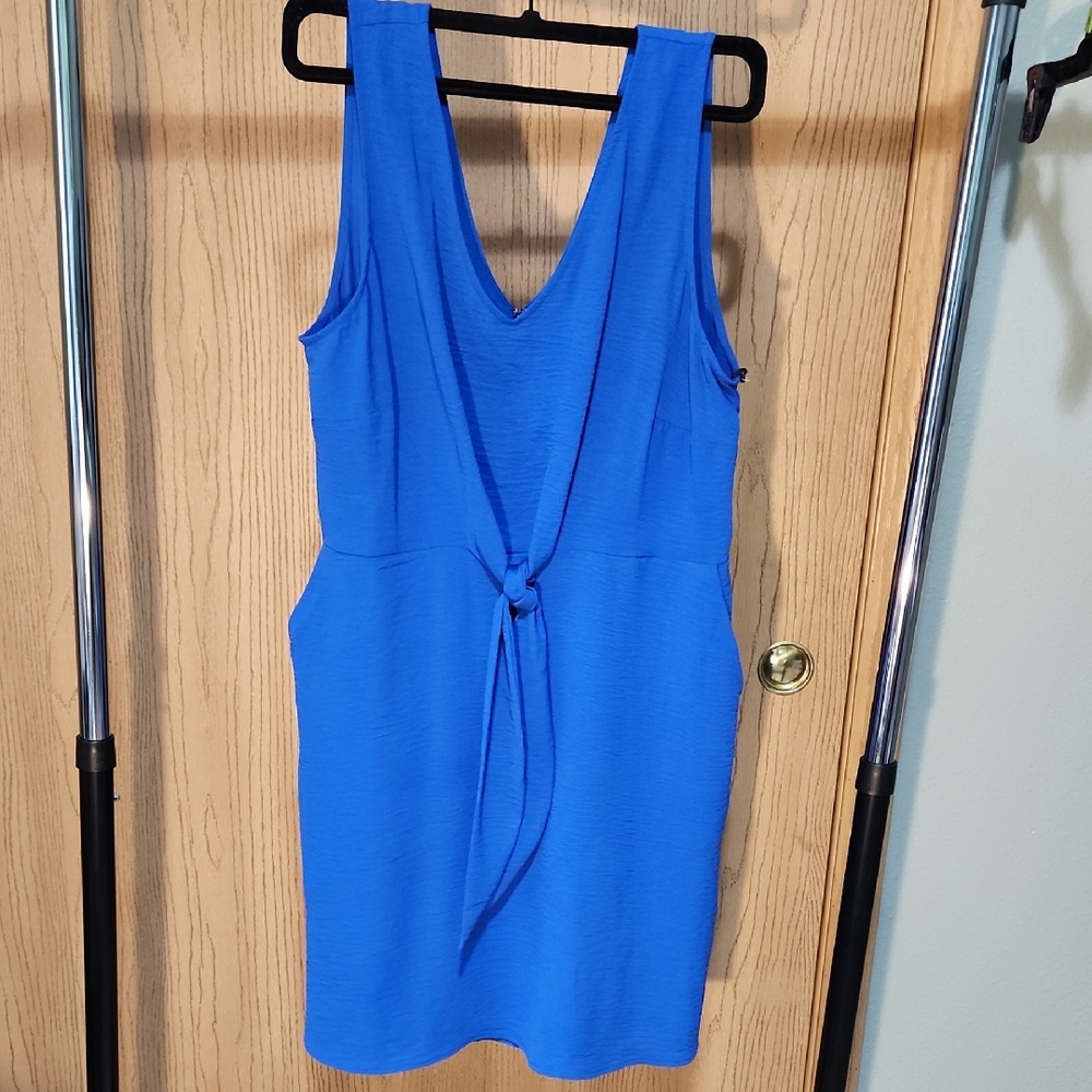1. State Royal Blue Backless Dress